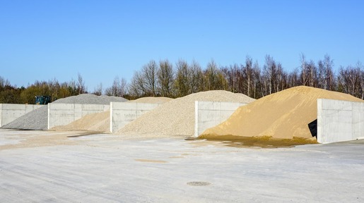 sand, soil, gravel products